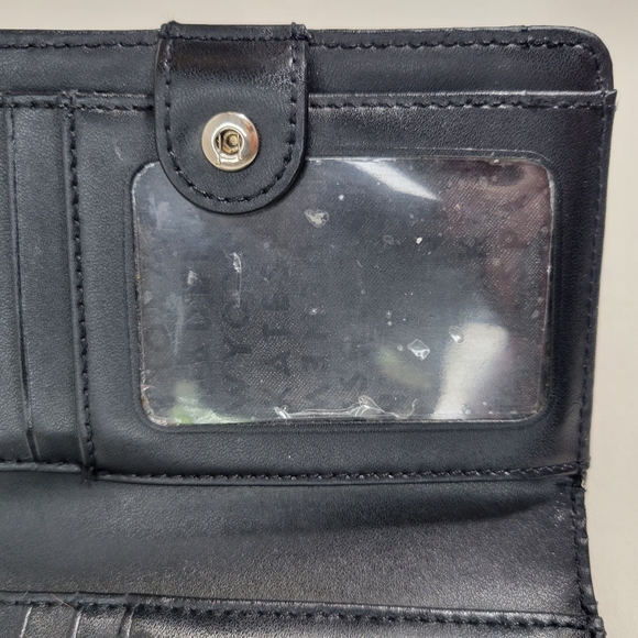 Kate Spade Tellie Wallet, Black Leather & Gold Hardware - Picture 15 of 16